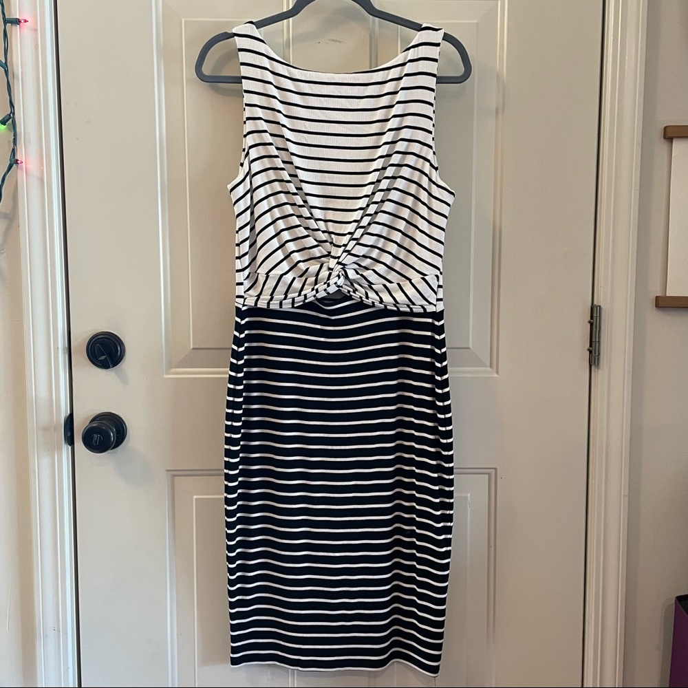 Bailey 44 Anthropologie Dress, Black/White, EUC, XL